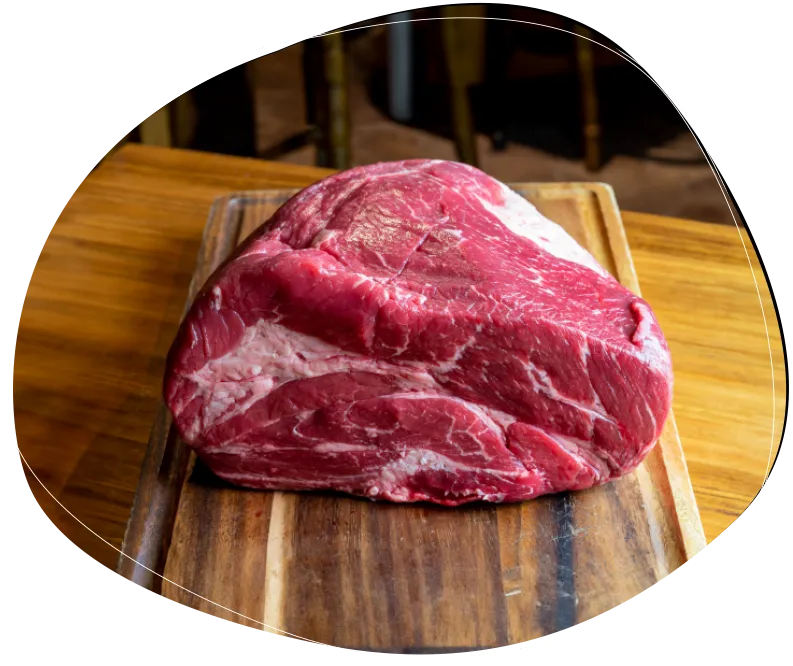 やわらかく、くさみがない、凝縮された赤身牛肉の旨味！